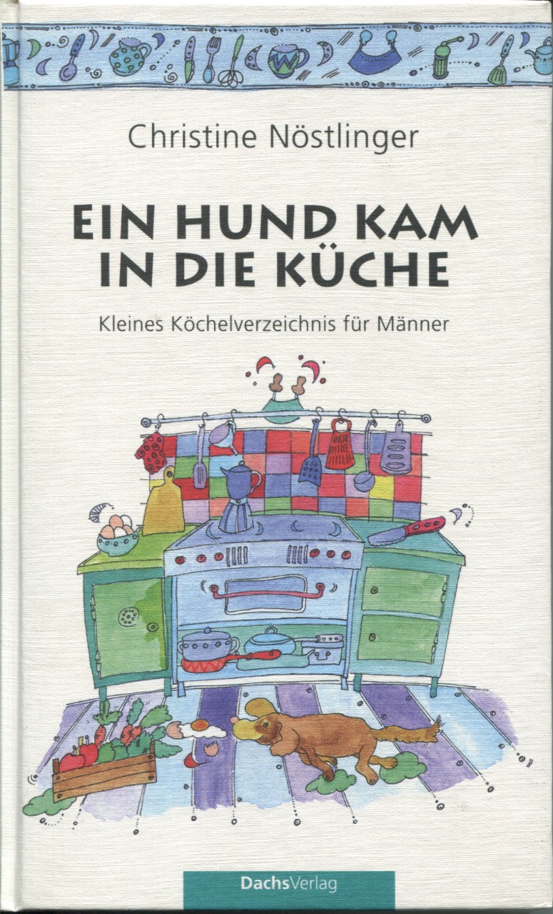 Ein Hund kam in die Küche.j